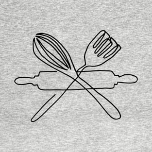 One line kitchen T-Shirt